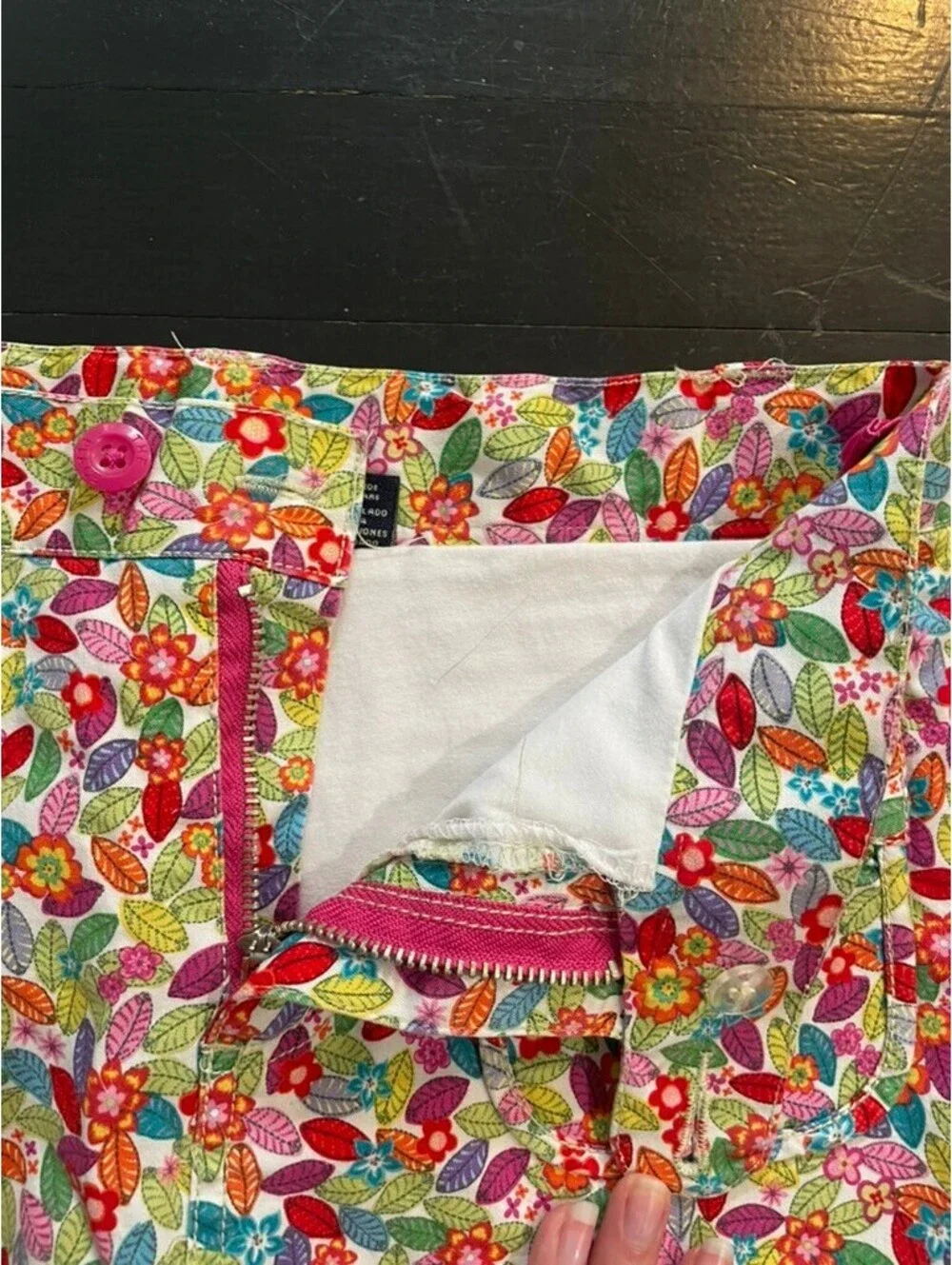 The Children's Place Girls' Floral Stretch Skirt Size 12 (XS)